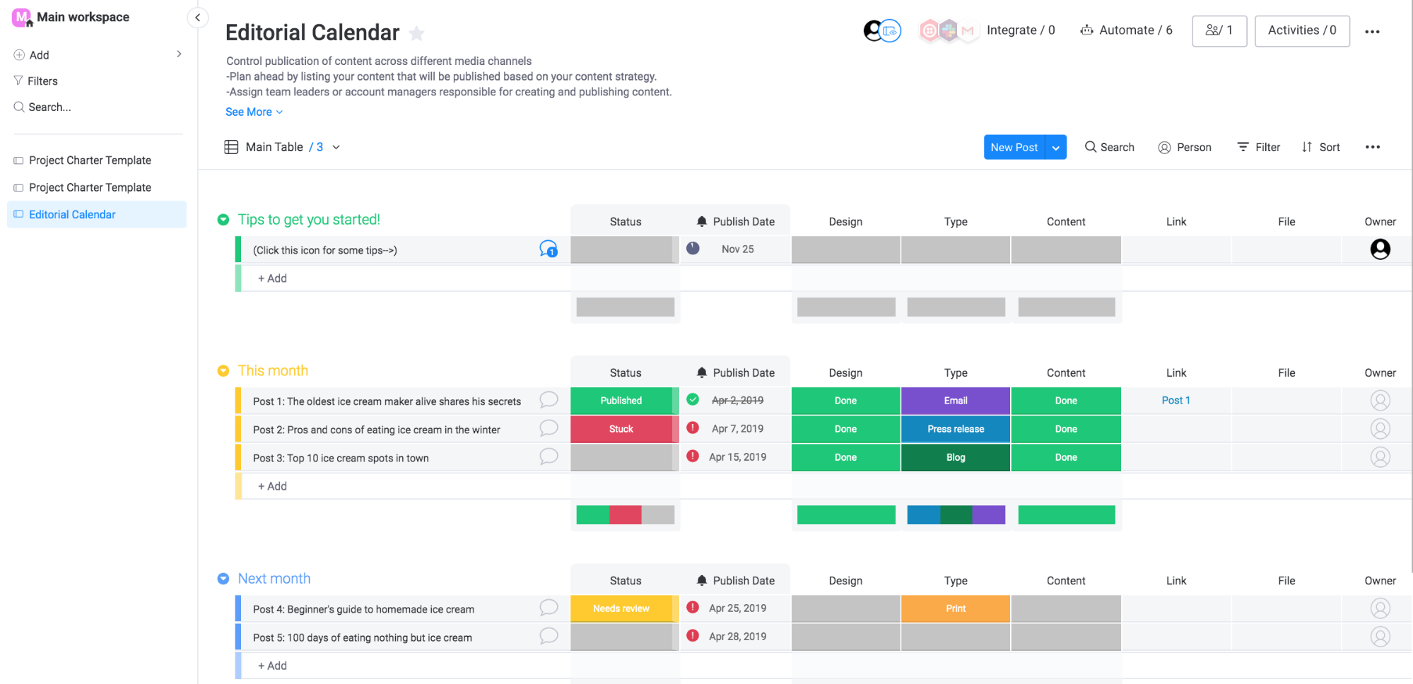 The Timeline  monday.com tutorials 