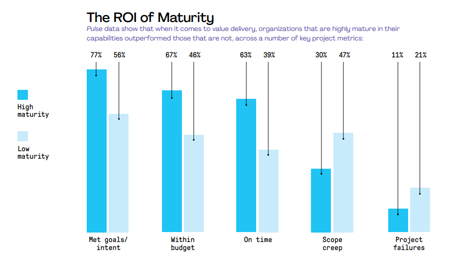 ROI of project management maturity