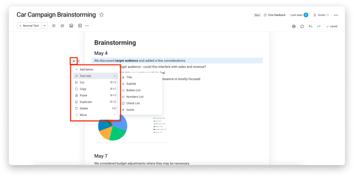 monday.com workdocs example