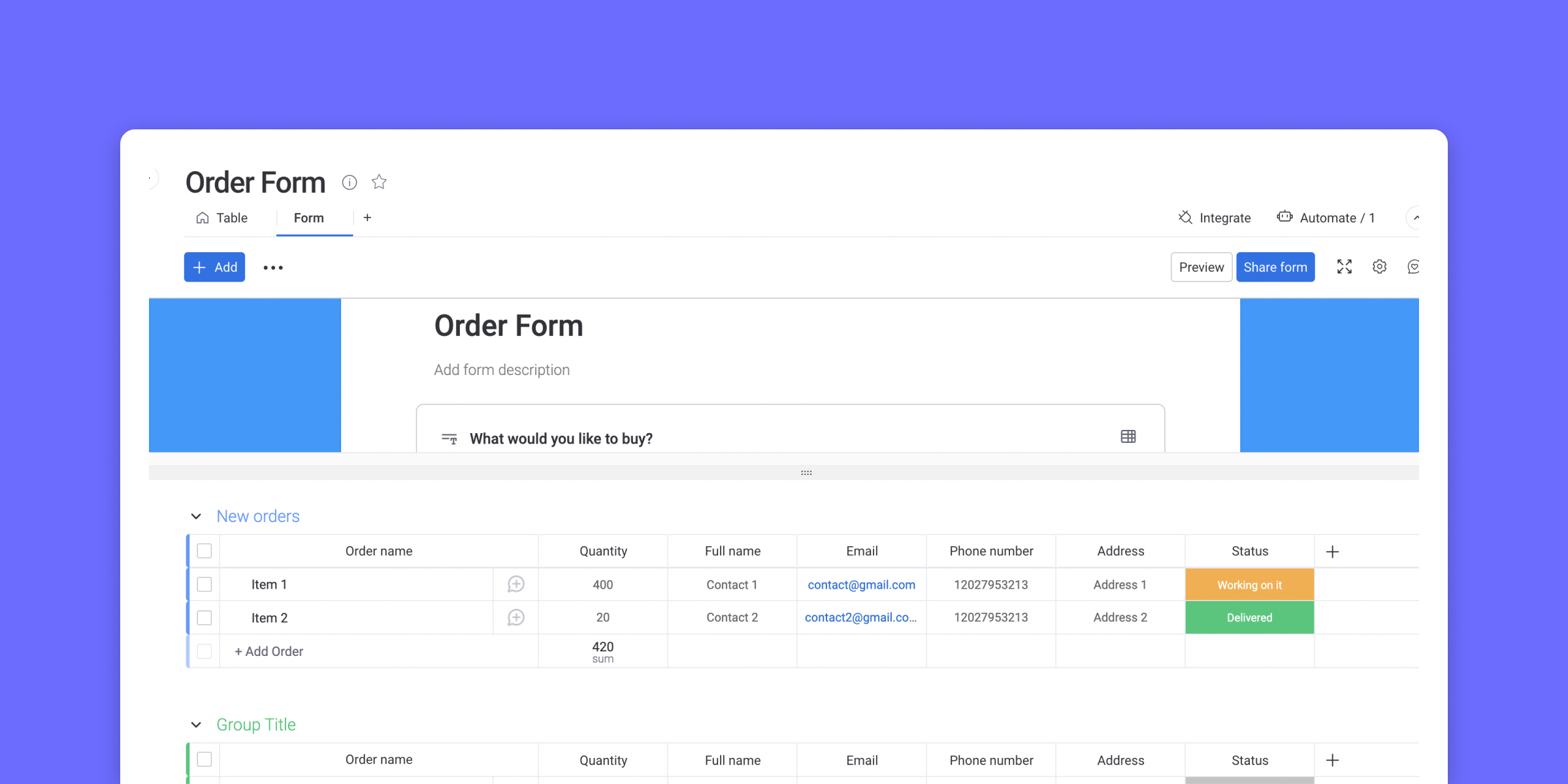 design excel template