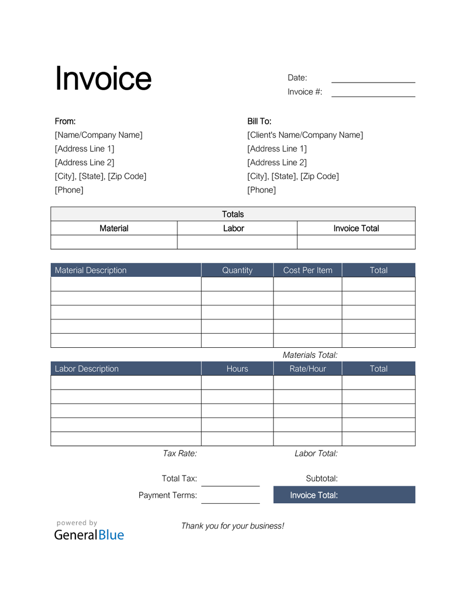 easy to use free printable invoice templates monday com blog
