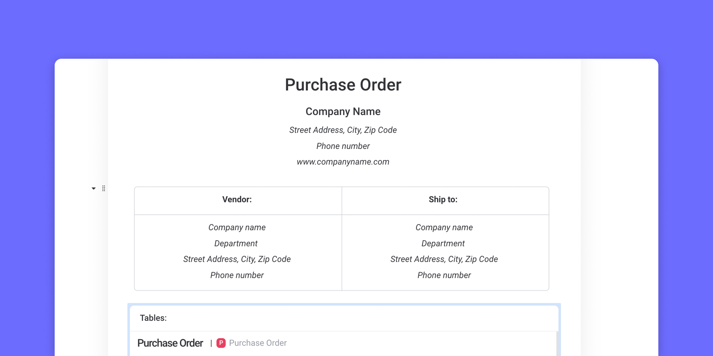 Job Order Form Template Excel