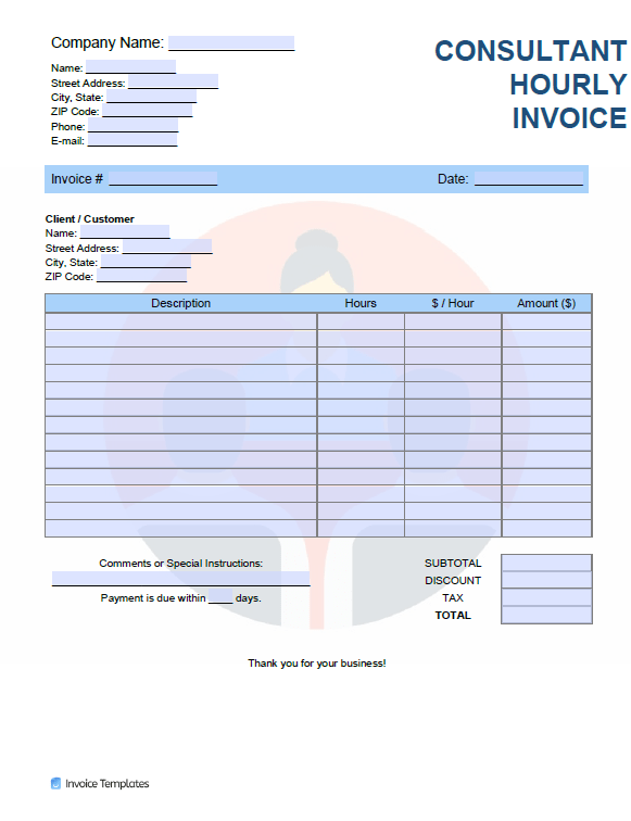 invoicing templates example