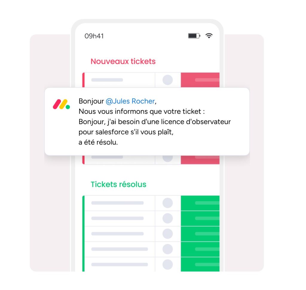 Rationnalisez toute la communication des vos services IT avec la solution ITSM de monday service