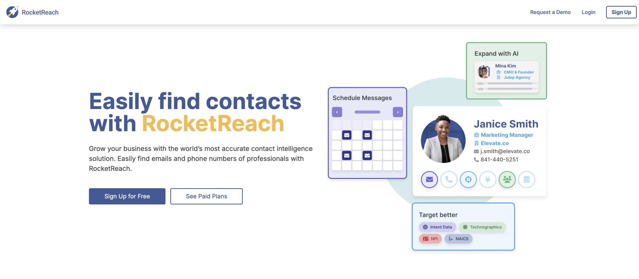 Rocketreach Screenshot