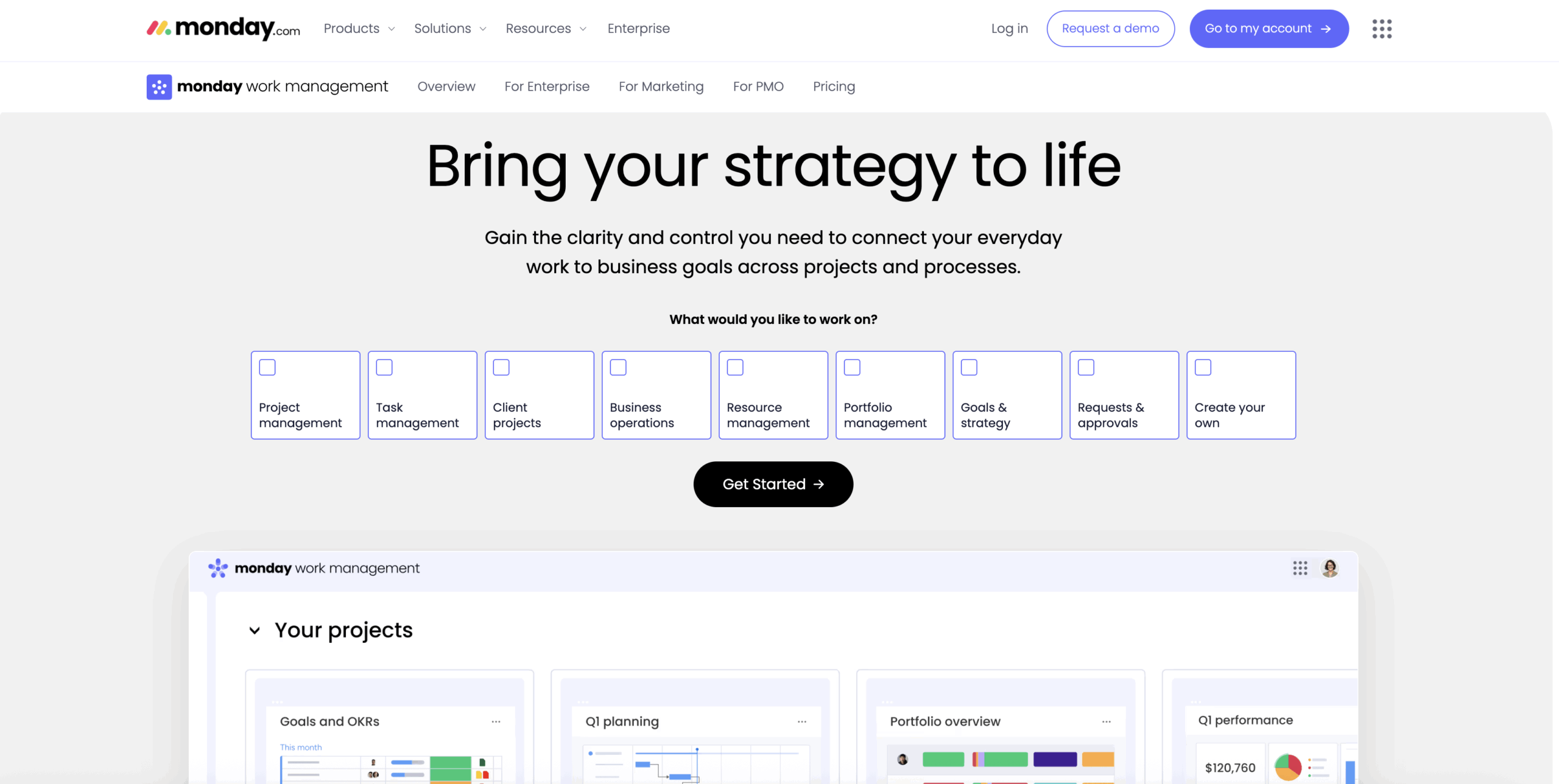 Monday Work Management Screenshot