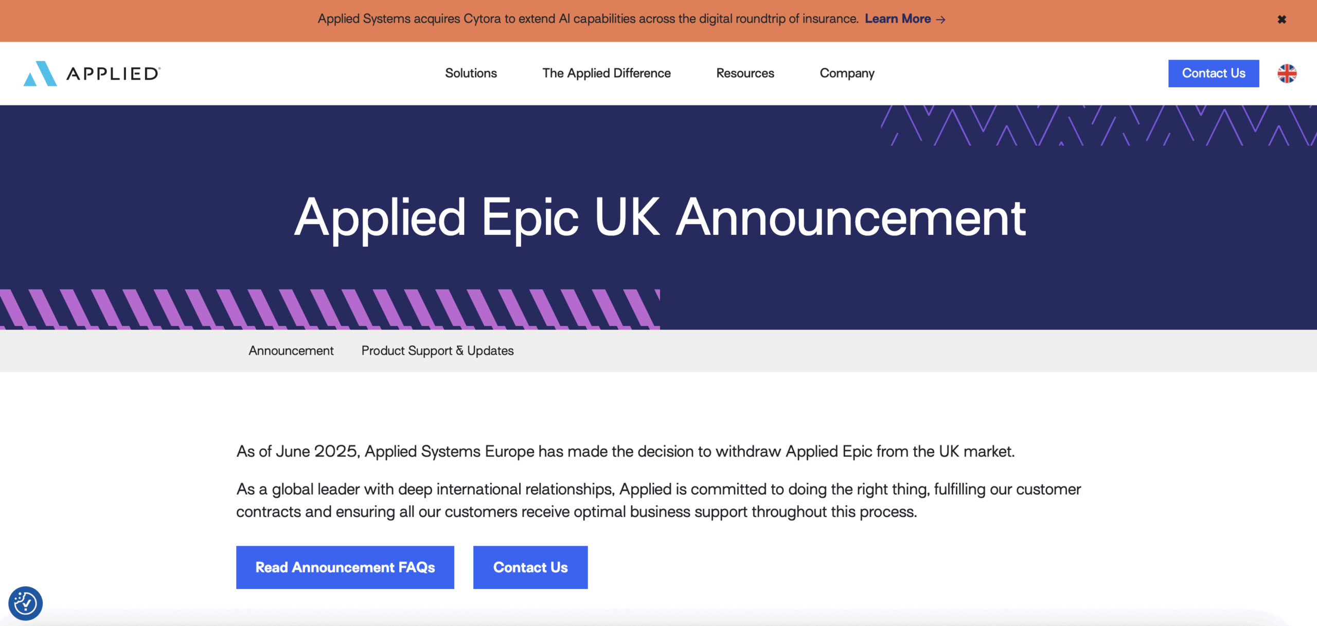 Applied Epic Screenshot