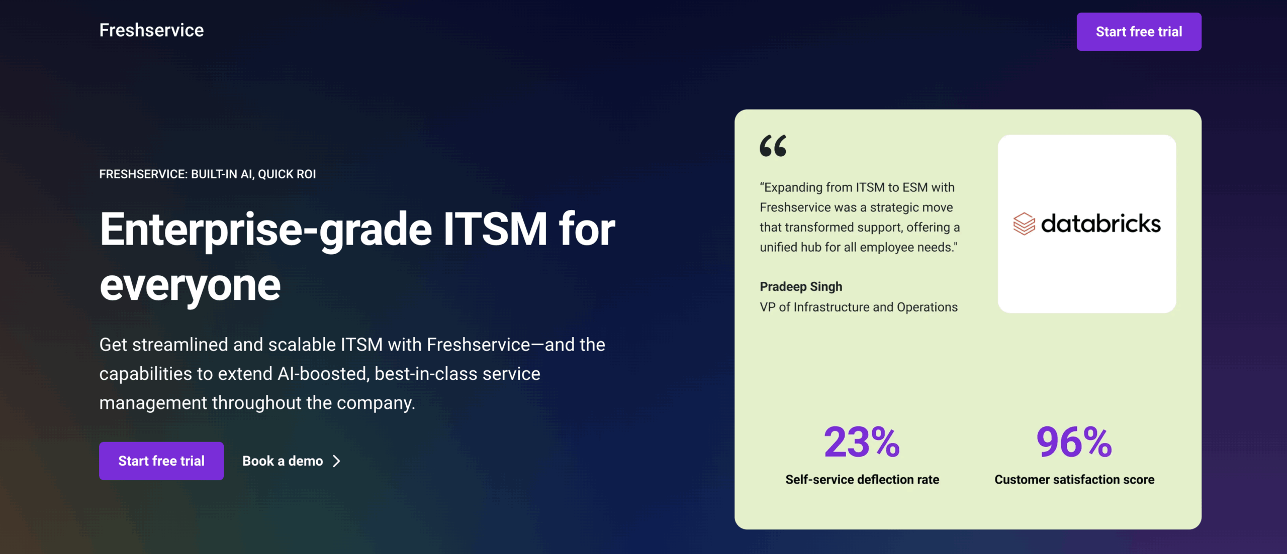 Freshservice Screenshot
