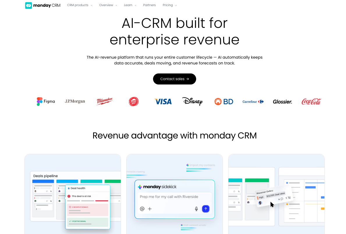 monday AI-CRM built for enterprise revenue monday AI-CRM built for enterprise revenue