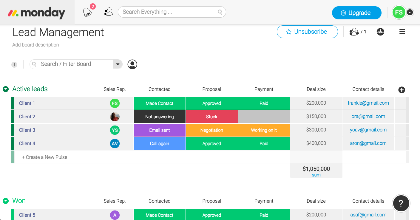 lead management software